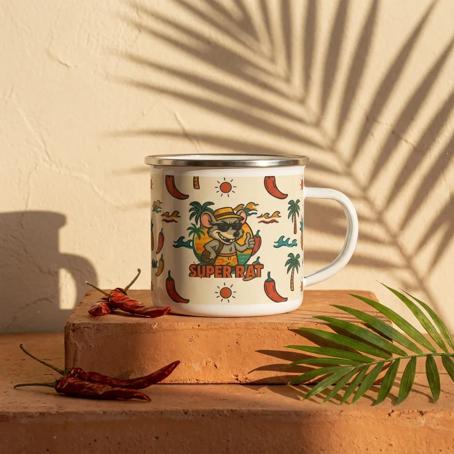 The Mug — Super Rat Camp Enamel