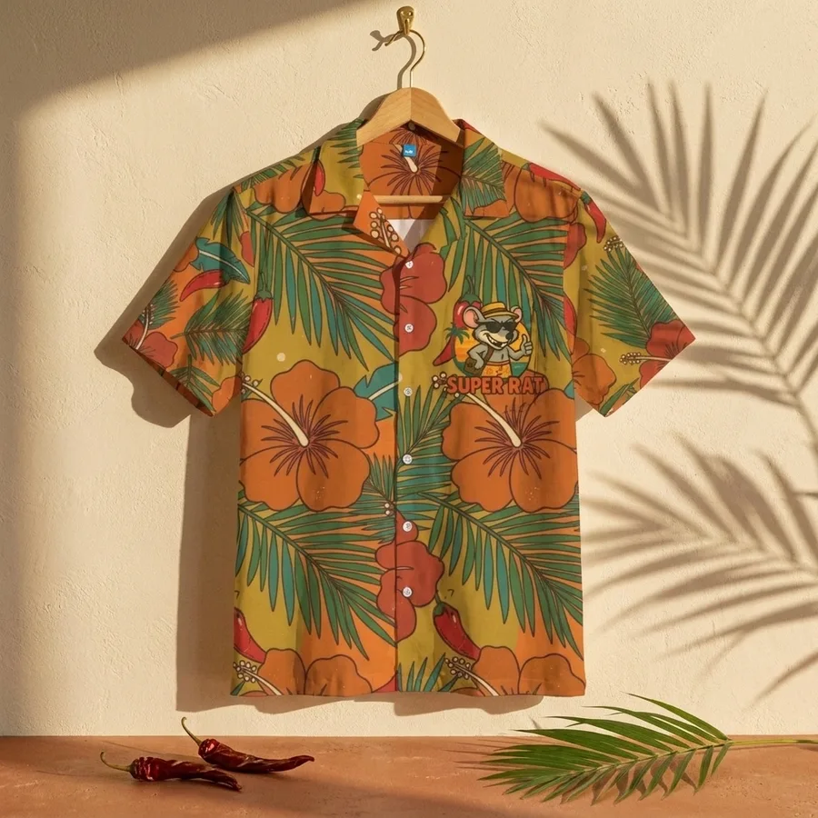 The Shirt — Super Rat Hibiscus