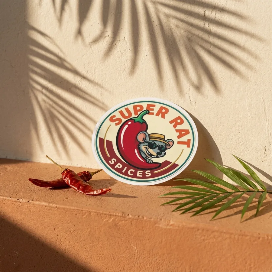 The Sticker — Super Rat Badge