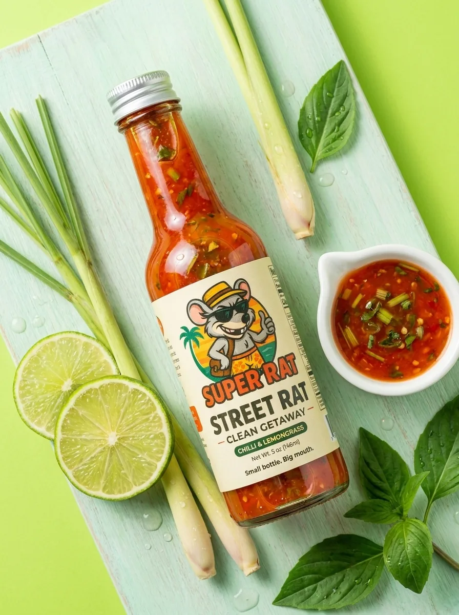 Clean Getaway — Chilli & lemongrass — bright, aromatic, gone.